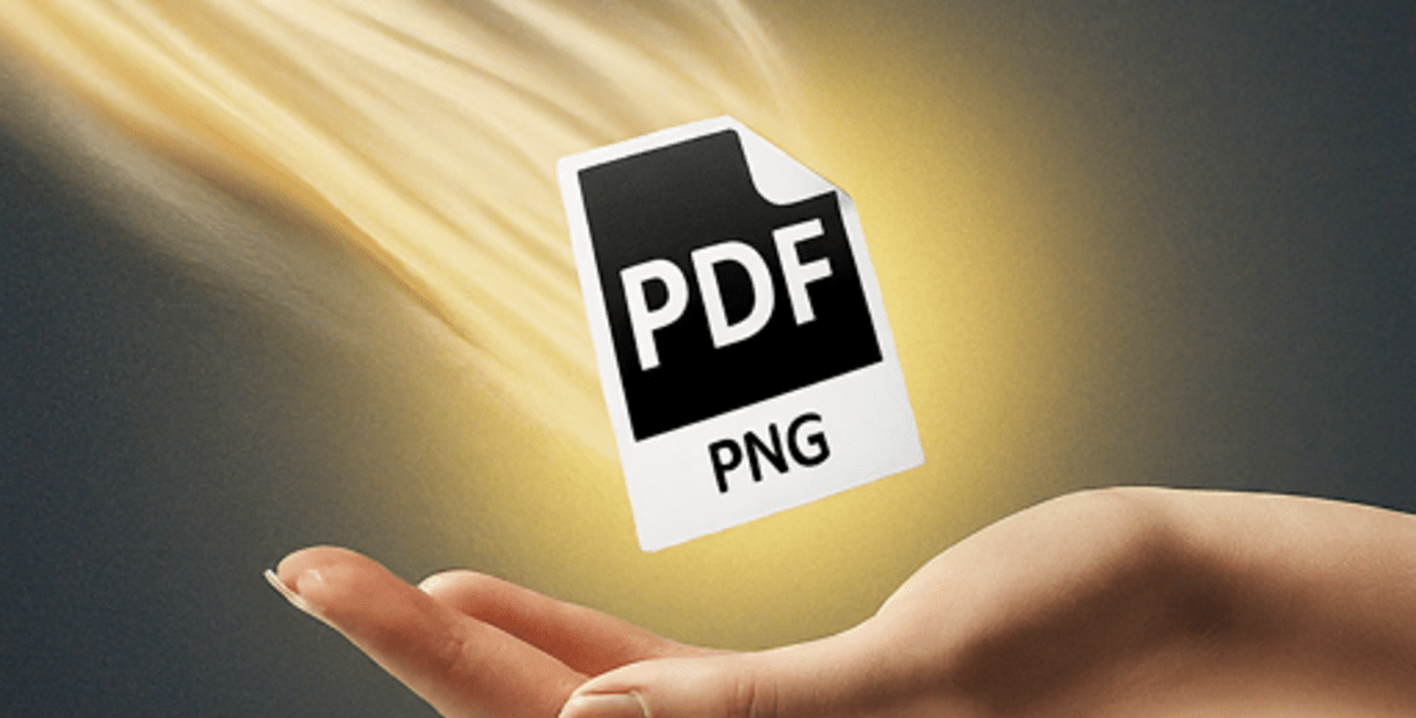 convert a png file to pdf